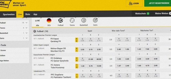 Interwetten Live App